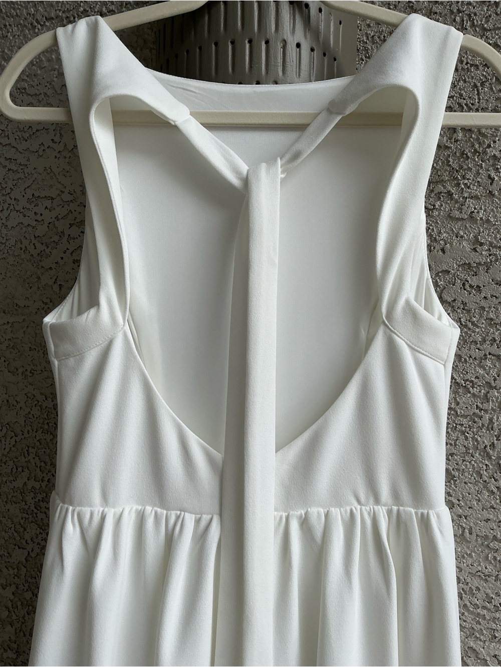 NWOT Lulu’s Kenly White Boat Neck Cutout Midi Dress Medium Chic Coastal Vacation - Picture 9 of 11